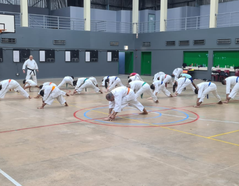 NWS Neko Bellville Karate dojo TRAINING AT DOJO